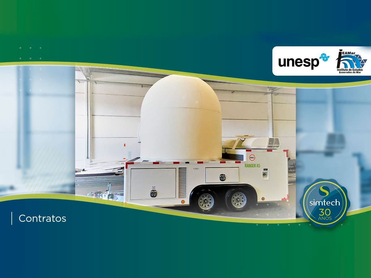 A Simtech e EEC vencem licitação da UNESP para o fornecimento de radar meteorológico móvel banda X com transmissão em estado sólido