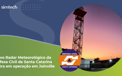 Novo radar meteorológico da Defesa Civil de Santa Catarina entra em operação em Joinville